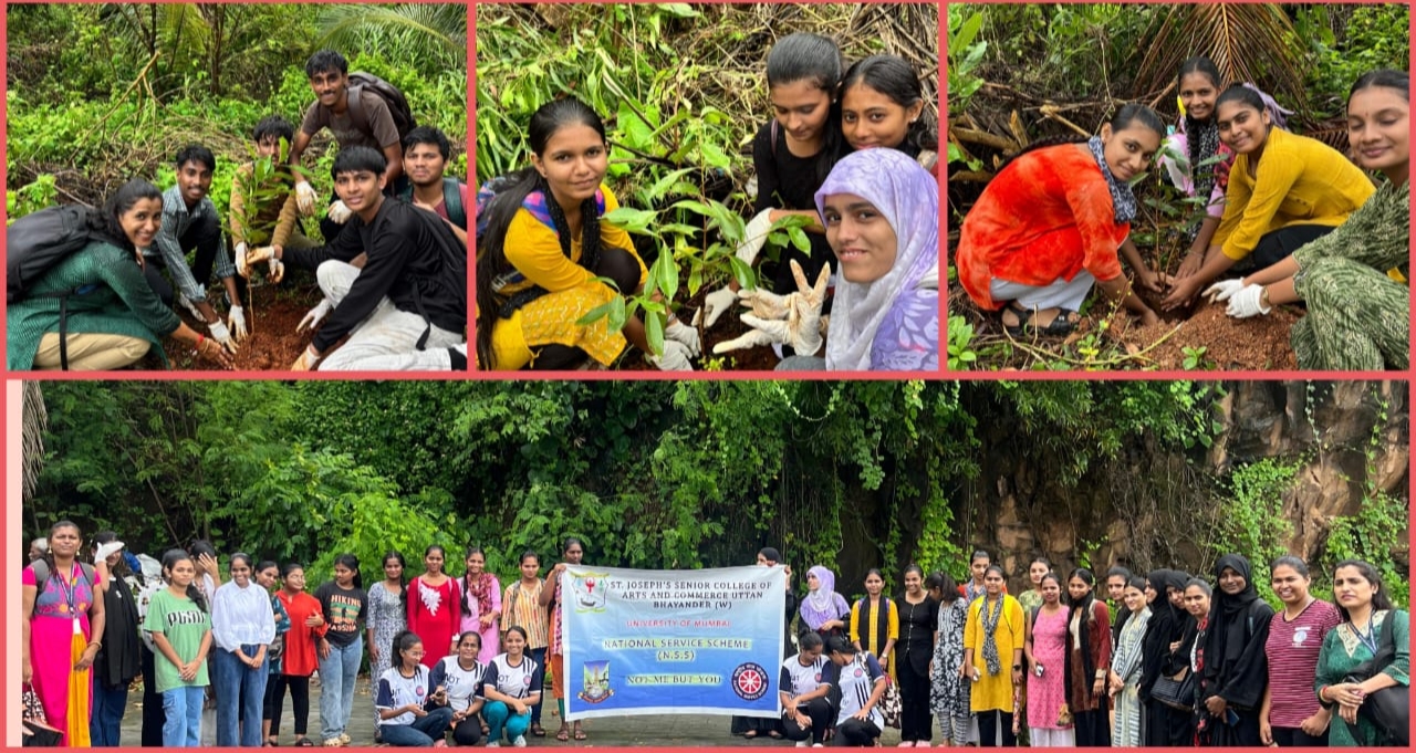 Ek Ped Maa Ke Naam – Tree Plantation Drive by NSS Volunteers at Bhate Bunder